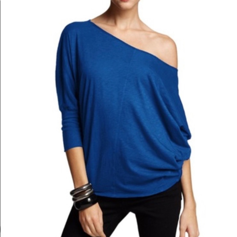 Velvet By Graham and Spencer Joss Top in Blue